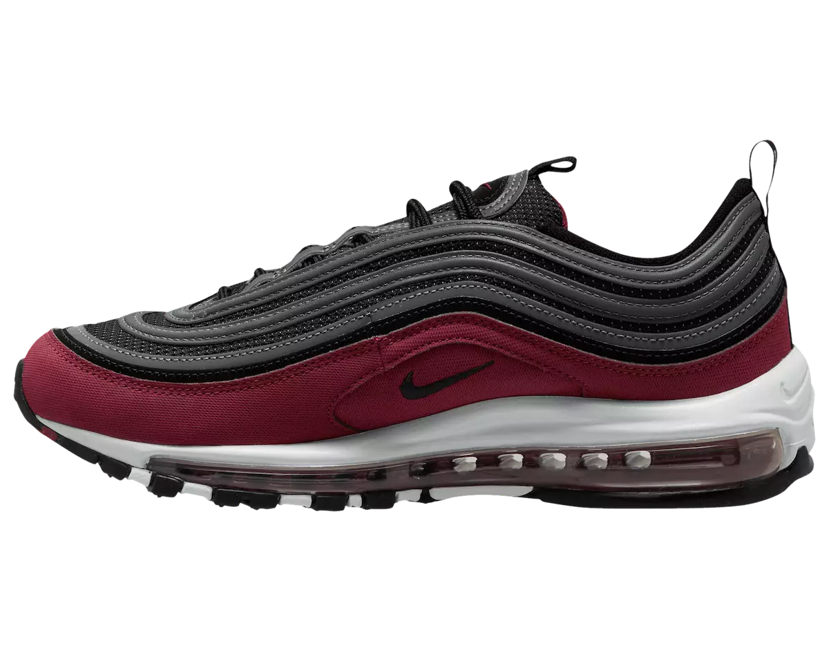 Nike Air Max 97 Team Vermelho Preto Antracite Summit Branco DQ3955-600 Data de lançamento