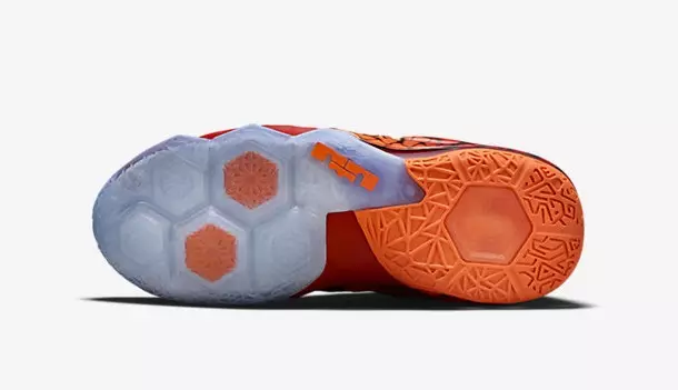 Nike LeBron 12 Íseal GS nathair Dubh Iomlán Oráiste Miotalach Silver