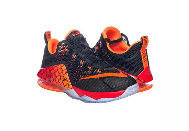 Nike LeBron 12 Low GS gyvatės oda