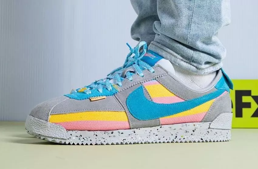 Union x Nike Cortez szürke kék DR1413-002 Megjelenés dátuma