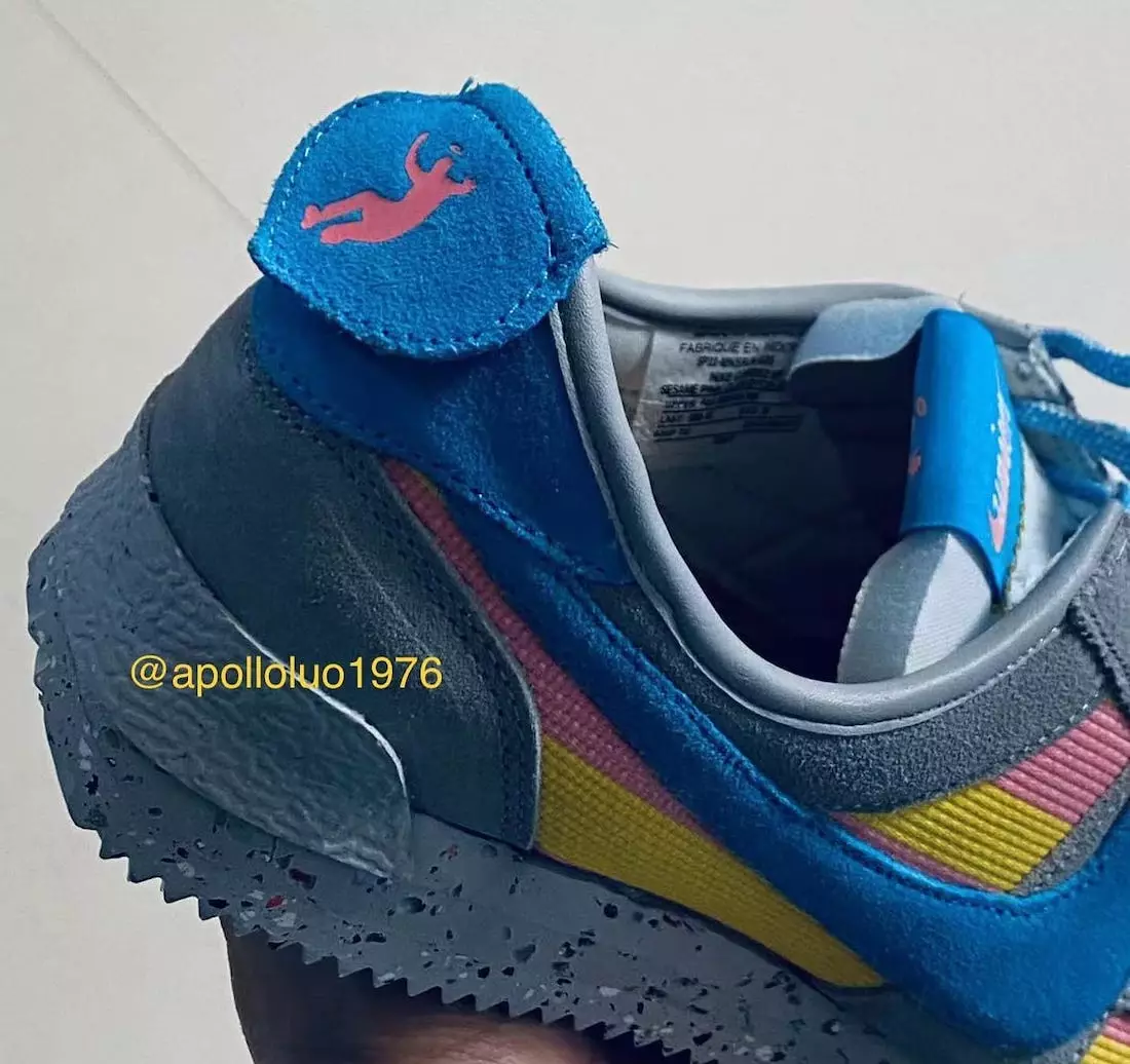 Union Nike Cortez kulrang ko'k sariq