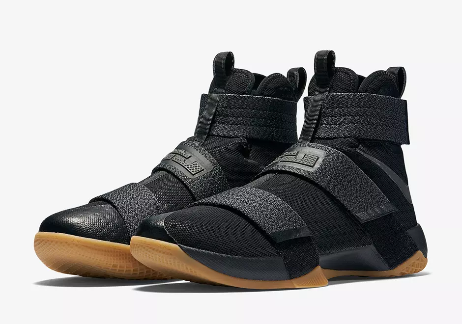 Nike Zoom LeBron Soldier 10 Black Gum Strive for Greatness