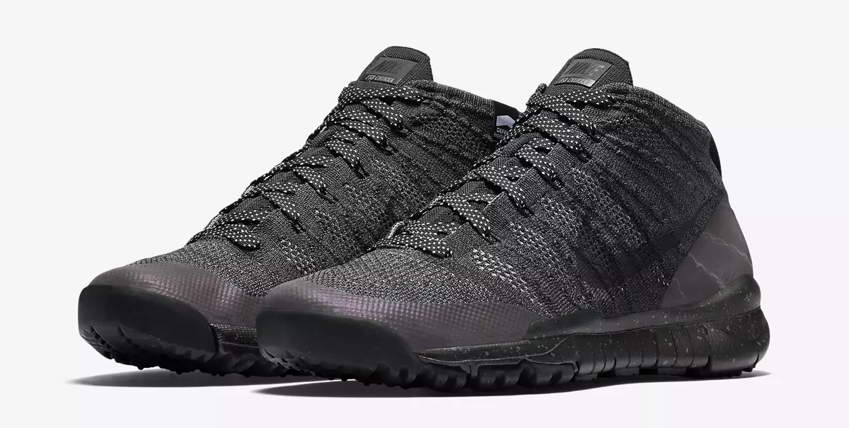 Nike Flyknit Chukka FSB Black Anthrazit