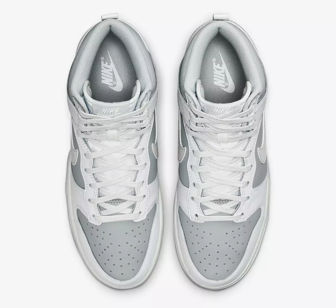 Санаи барориши Nike Dunk High Grey White DJ6189-100