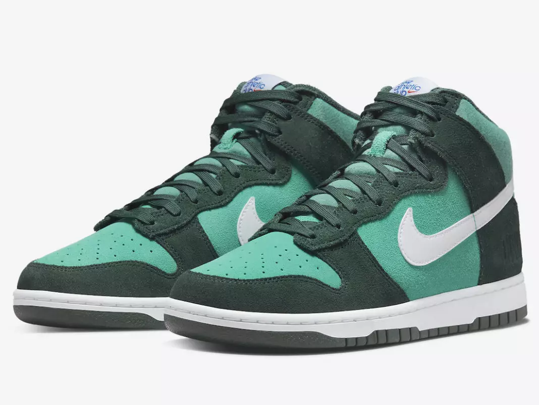 Date de sortie de la Nike Dunk High Athletic Club Pro Vert Teal Blanc DJ6152-300