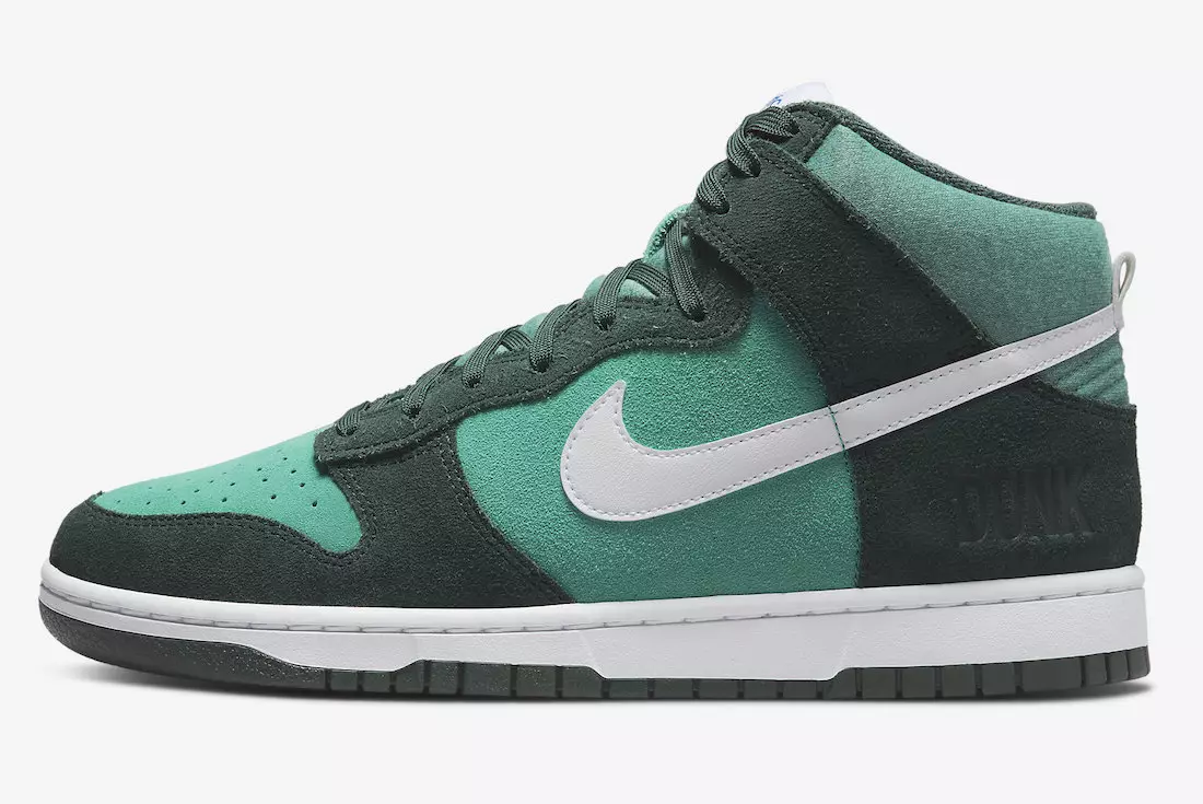 Nike Dunk High Athletic Club Pro Green Washed Teal White DJ6152-300 Útgáfudagur