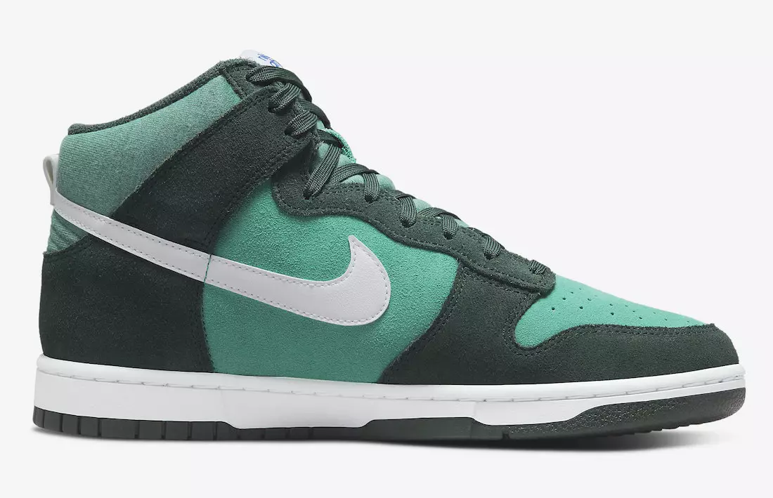 Nike Dunk High Athletic Club Pro Green Washed Teal White DJ6152-300 Datum izdavanja