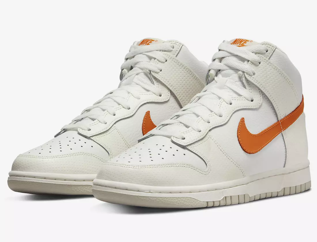 Nike Dunk High White Orange DV6986-100 Чыгарылган күнү