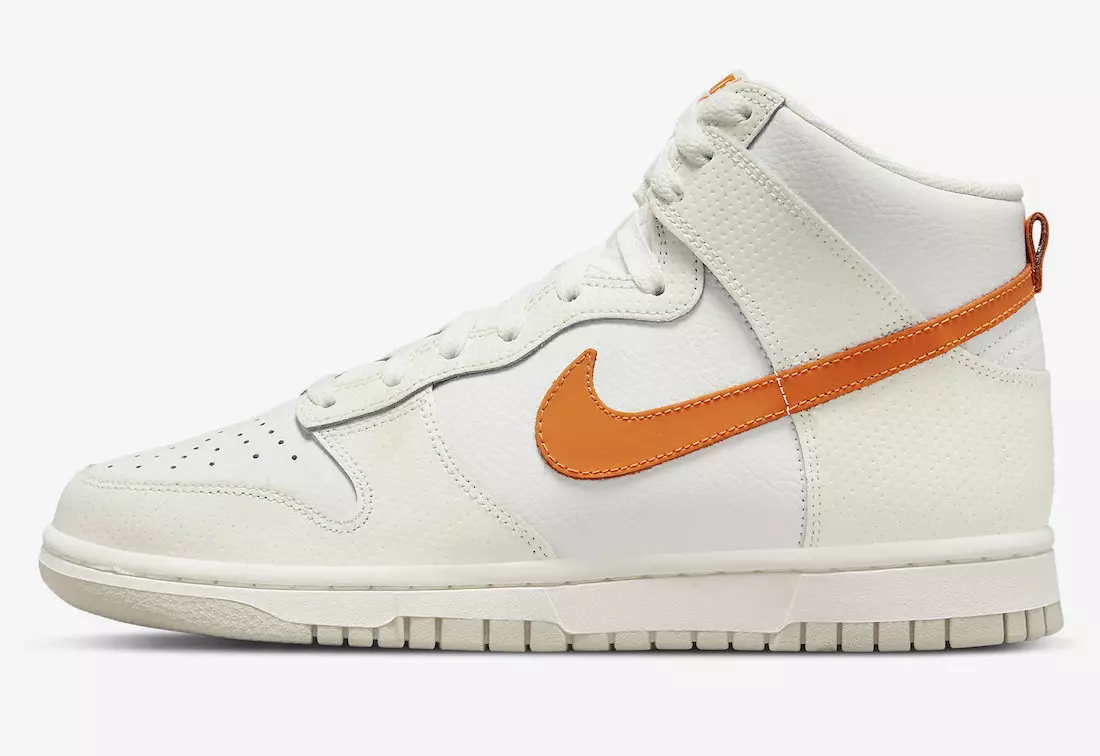 Nike Dunk High White Orange DV6986-100 Data de lançamento