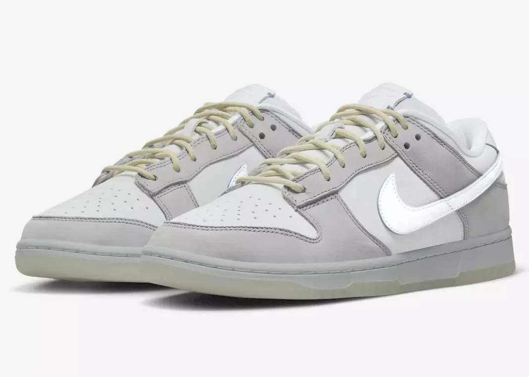 Nike Dunk Low Premium Grey White DX3722-001 Dáta Eisiúna