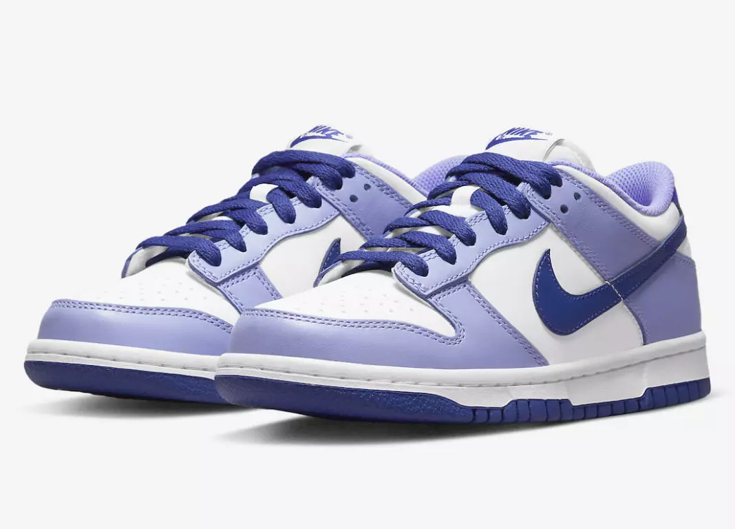 Data de lançamento Nike Dunk Low GS Blueberry DZ4456-100