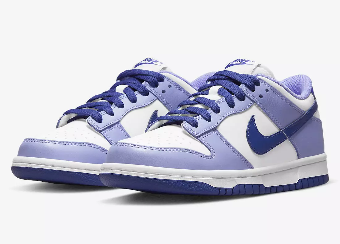 Nike Dunk Low GS Blueberry DZ4456-100 Թողարկման ամսաթիվ