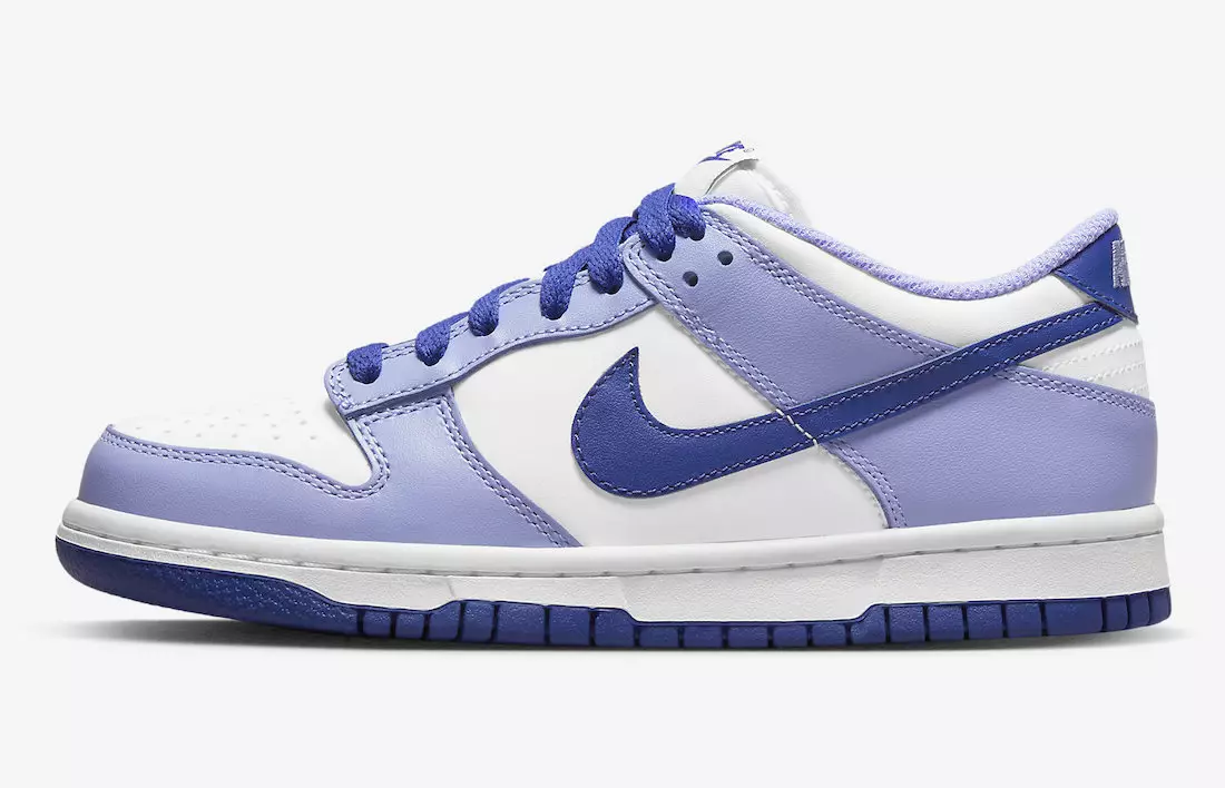 Nike Dunk Low GS Blueberry DZ4456-100 გამოშვების თარიღი