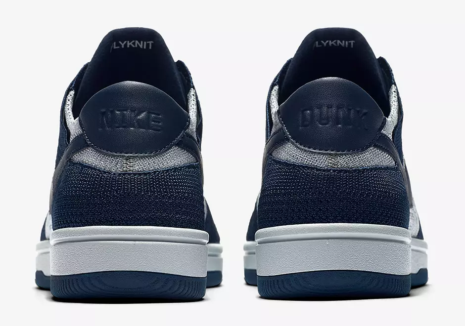 Nike Dunk Low Flyknit College Navy Wolf Grey 917746-400