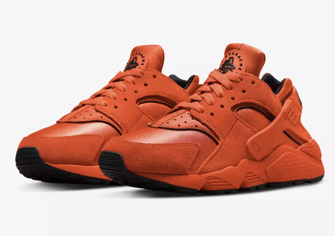 Nike Air Huarache Orange Black DQ8589-800 تاريخ الإصدار