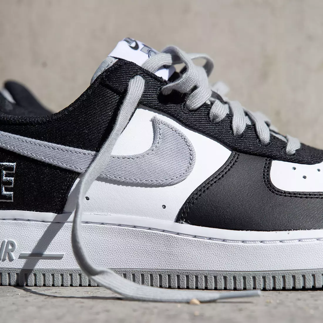 Nike Air Force 1 LV8 EMB Black Flat Silver CT2301-001 Дата выпуска