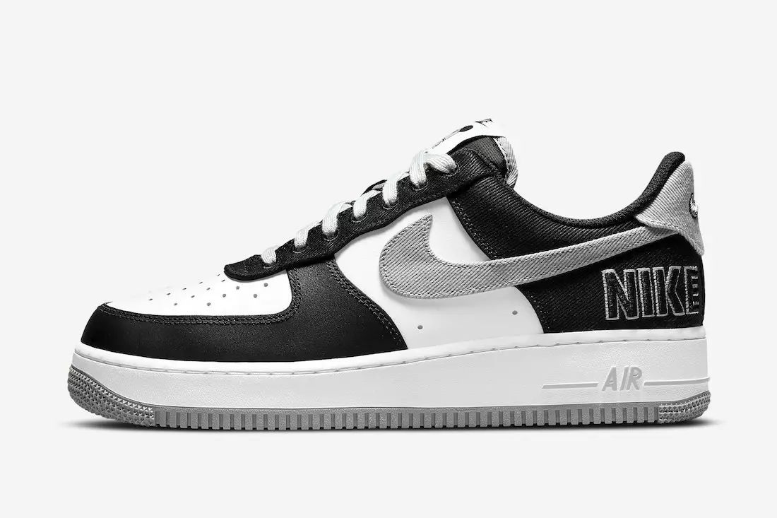 Nike Air Force 1 Low EMB Black Flat Silver CT2301-001 Datum vydání