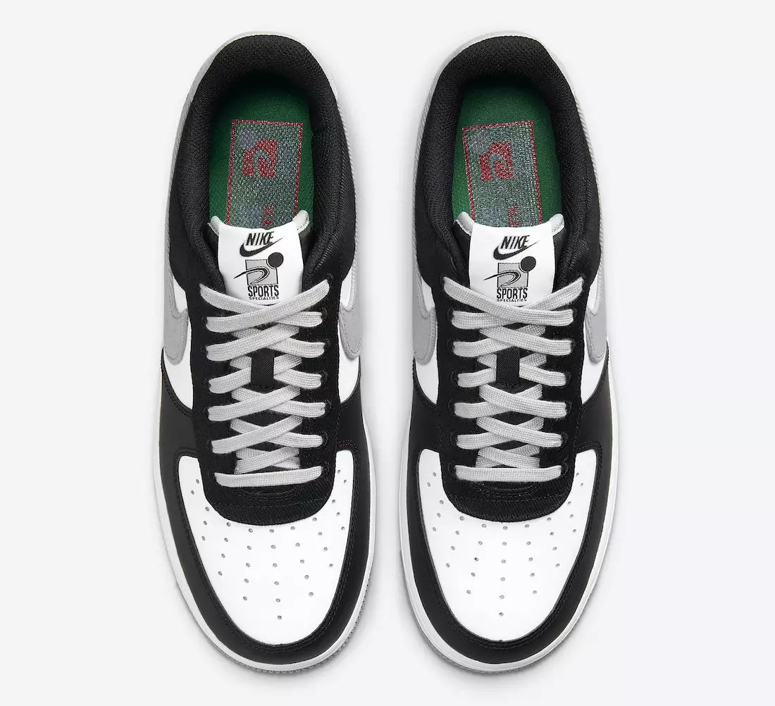 Nike Air Force 1 Low EMB Zwart Plat Zilver CT2301-001 Releasedatum