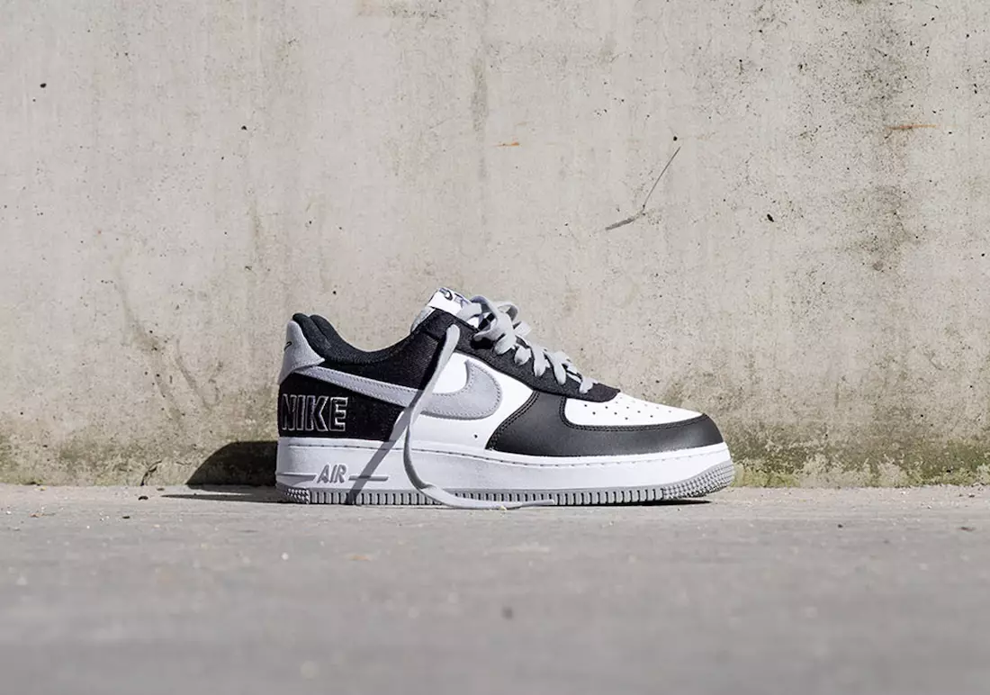 Nike Air Force 1 LV8 EMB Black Flat Silver CT2301-001 Utgivningsdatum