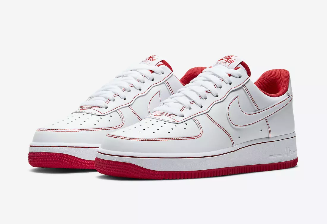 Date de sortie de la Nike Air Force 1 Low Blanche Université Rouge CV1724-100