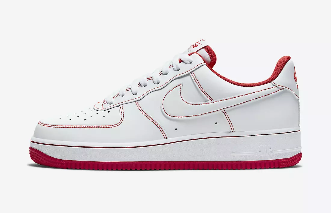 Nike Air Force 1 Ollscoil Íseal Bán Dearg CV1724-100 Dáta Eisiúna