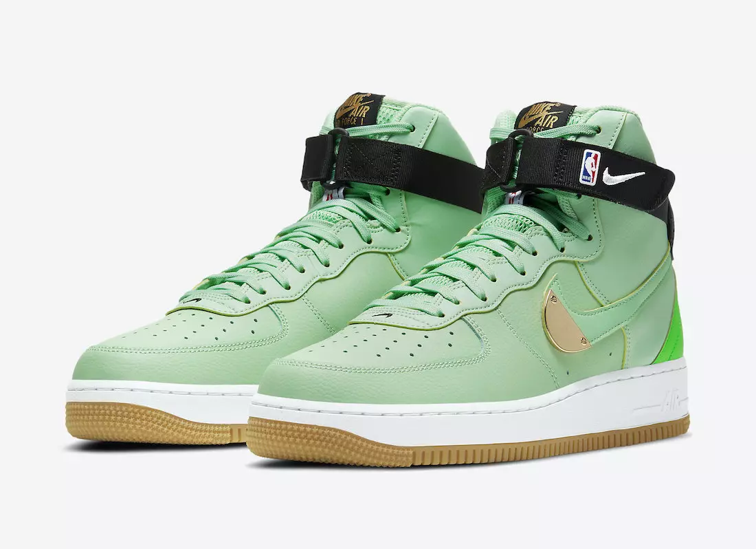 Датум на издавање на Nike Air Force 1 High NBA Green CT2306-100