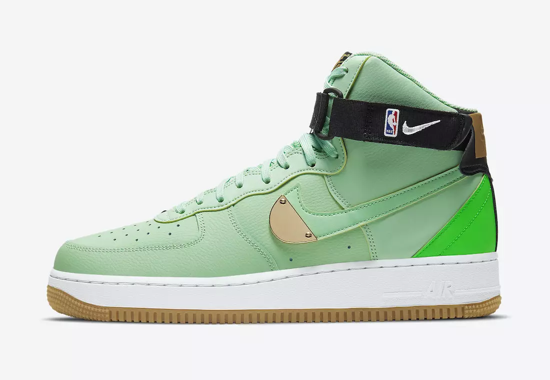 Датум на издавање на Nike Air Force 1 High NBA Green CT2306-100