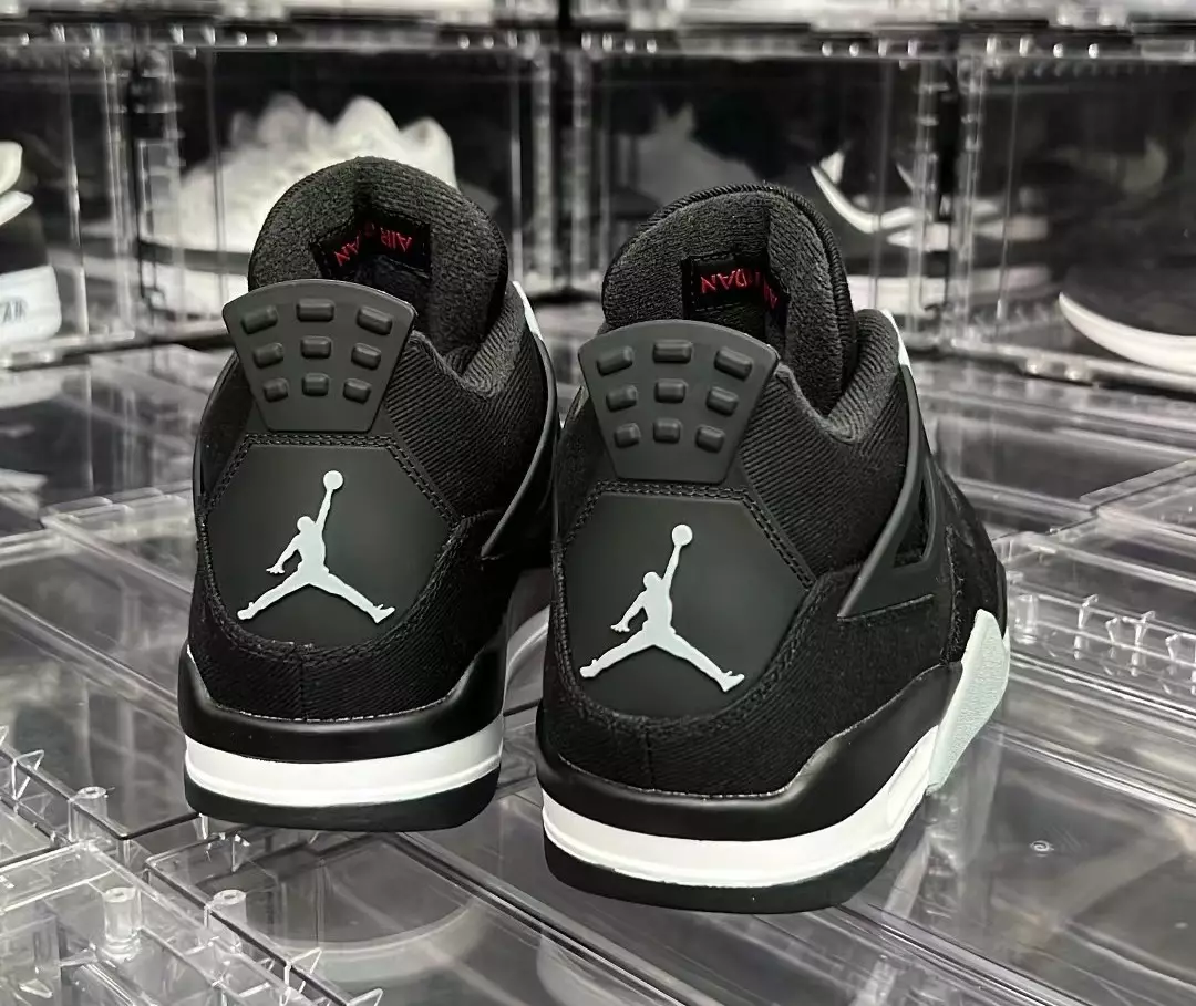 Air Jordan 4 Black Canvas Světle ocelově šedá DH7138-006 Datum vydání