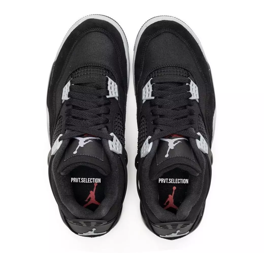 Air Jordan 4 Black Canvas DH7138-006 Ημερομηνία κυκλοφορίας