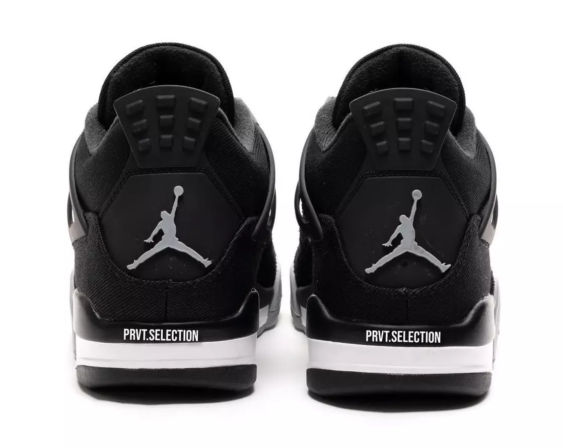 Air Jordan 4 Black Canvas DH7138-006 Ημερομηνία κυκλοφορίας