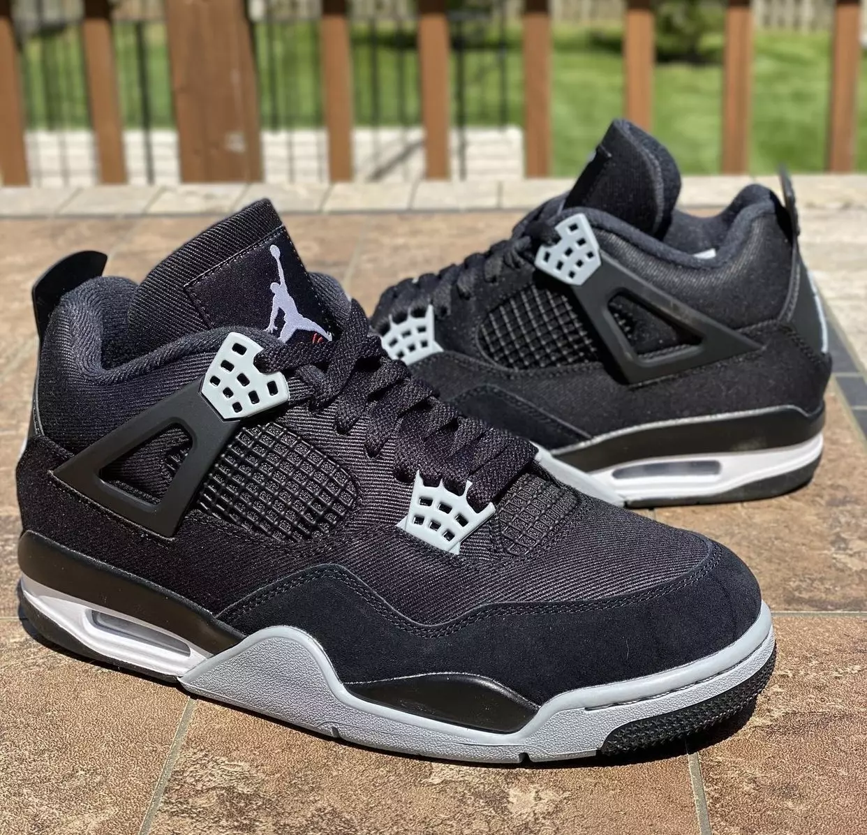 Air Jordan 4 Black Canvas DH7138-006 Priser for utgivelsesdato