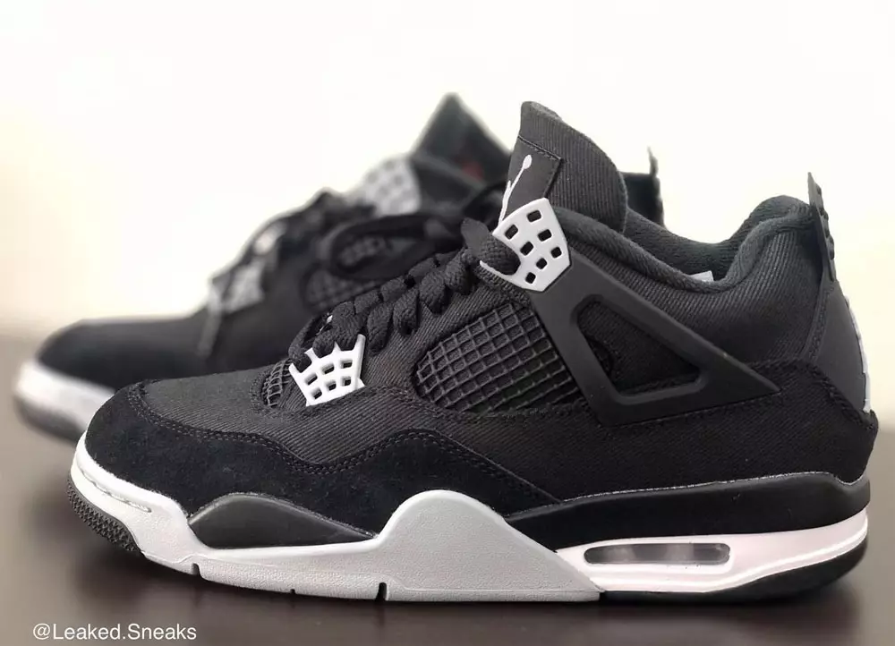 Air Jordan 4 Black Canvas DH7138-006 Datum izdaje