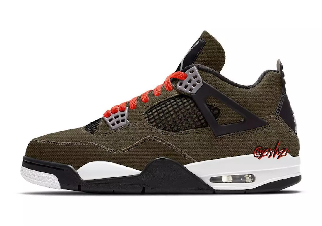 Ημερομηνία κυκλοφορίας του Air Jordan 4 Olive Canvas