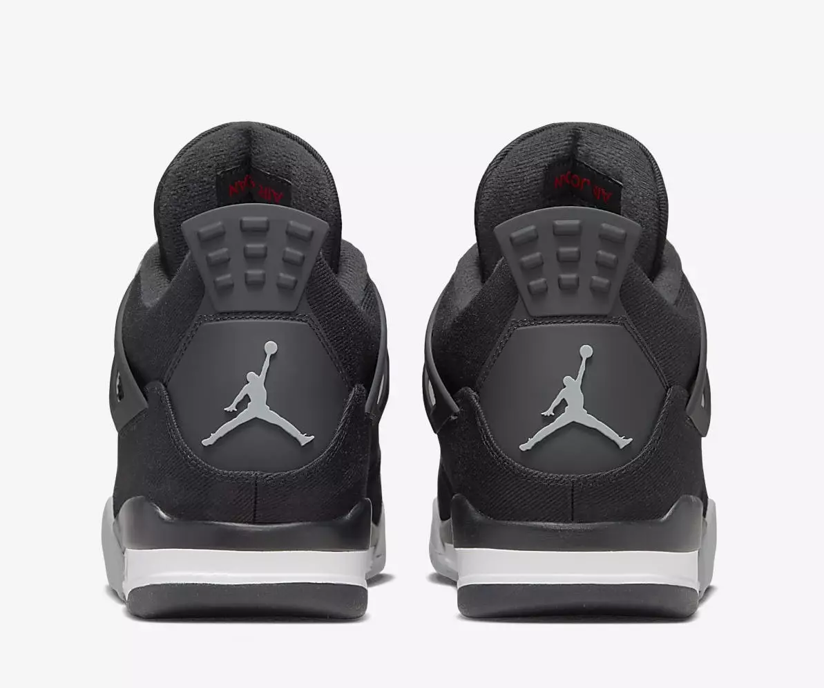 Air Jordan 4 қара кенеп DH7138-006 Шығарылған күні бағасы