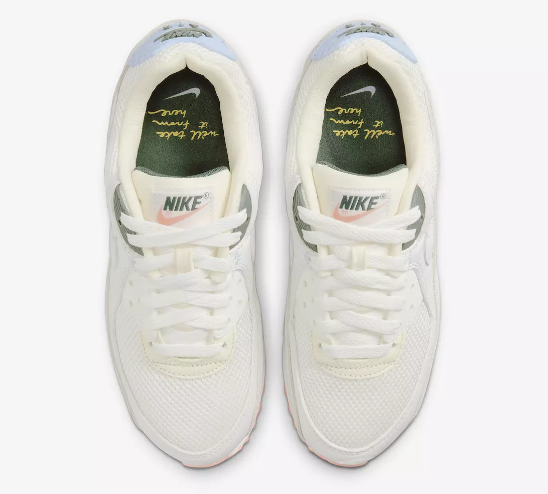 تاریخ عرضه Nike Air Max 90 از اینجا DV2188-100 خوب است