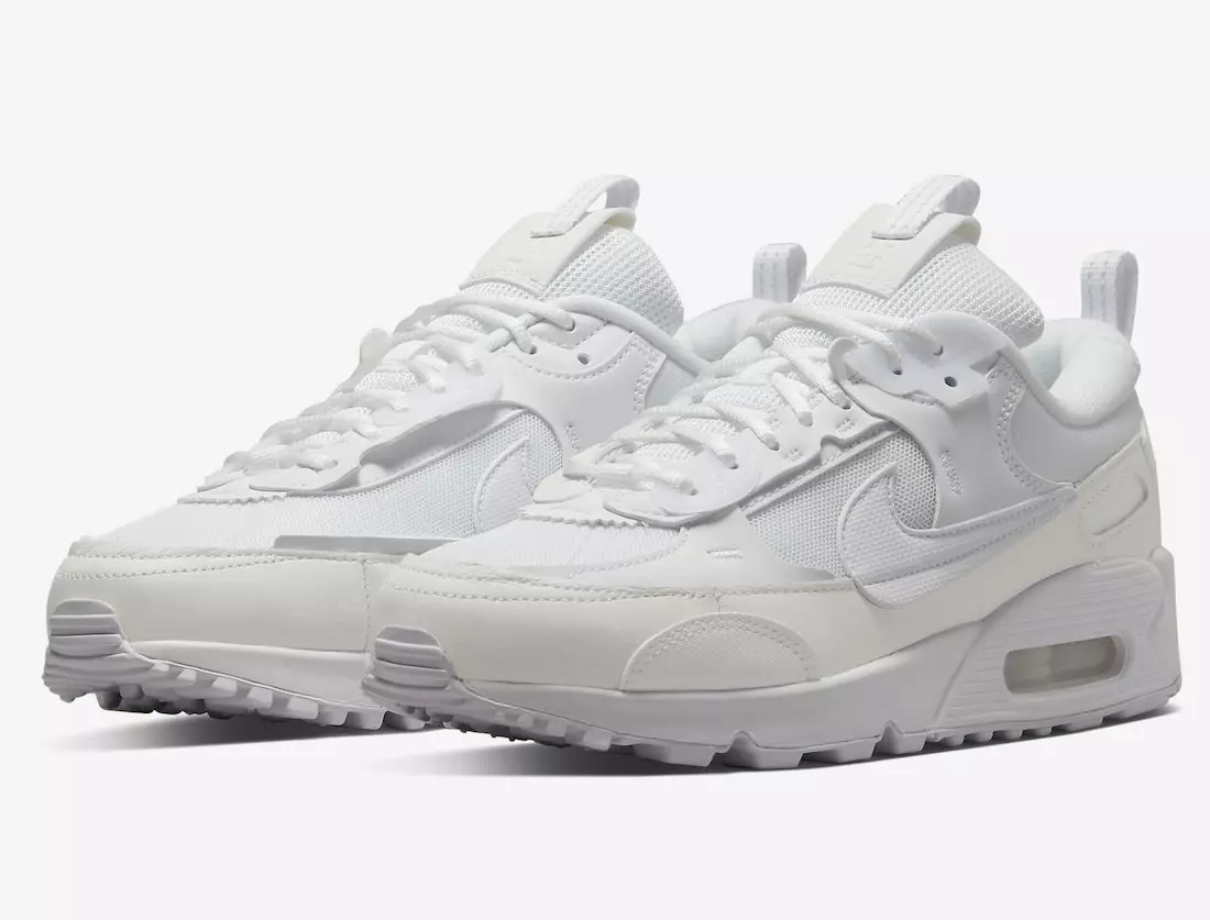 Nike Air Max 90 Futura Triple White DM9922-101 izlaišanas datums