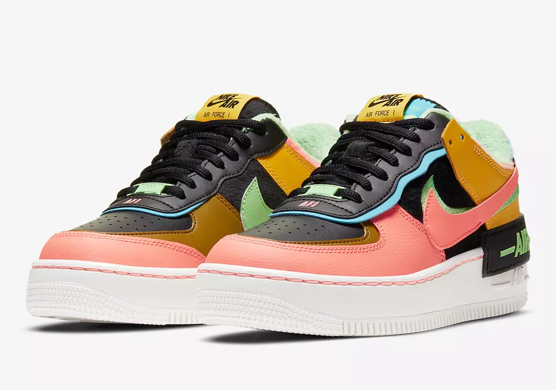 Nike Air Force 1 Shadow SE Solar Flare Atomic Pink CT1985-700 Tarehe ya Kutolewa