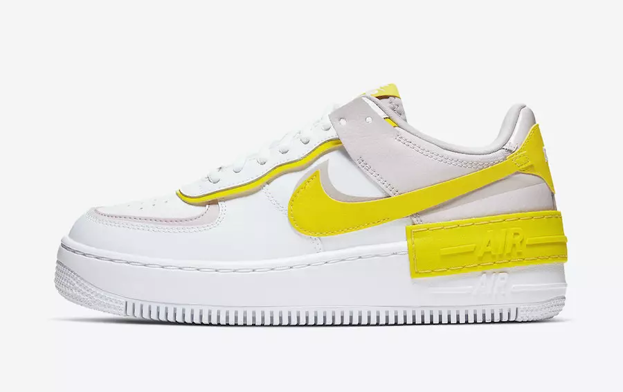 Nike Air Force 1 Scáth Bán Buí CJ1641-102 Dáta Eisiúna