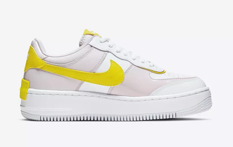 Nike Air Force 1 Shadow White Yellow CJ1641-102 Release Datum