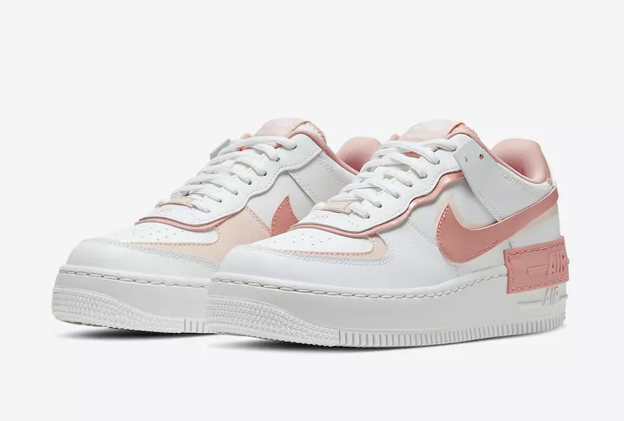 Nike Air Force 1 Shadow White Pink CJ1641-101 გამოშვების თარიღი