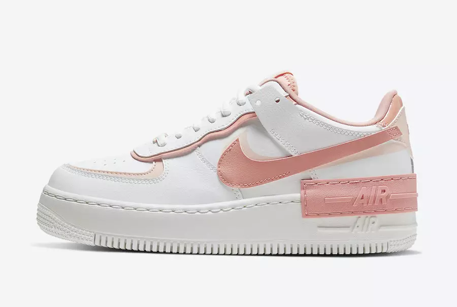 Nike Air Force 1 Shadow White Pink CJ1641-101 Išleidimo data