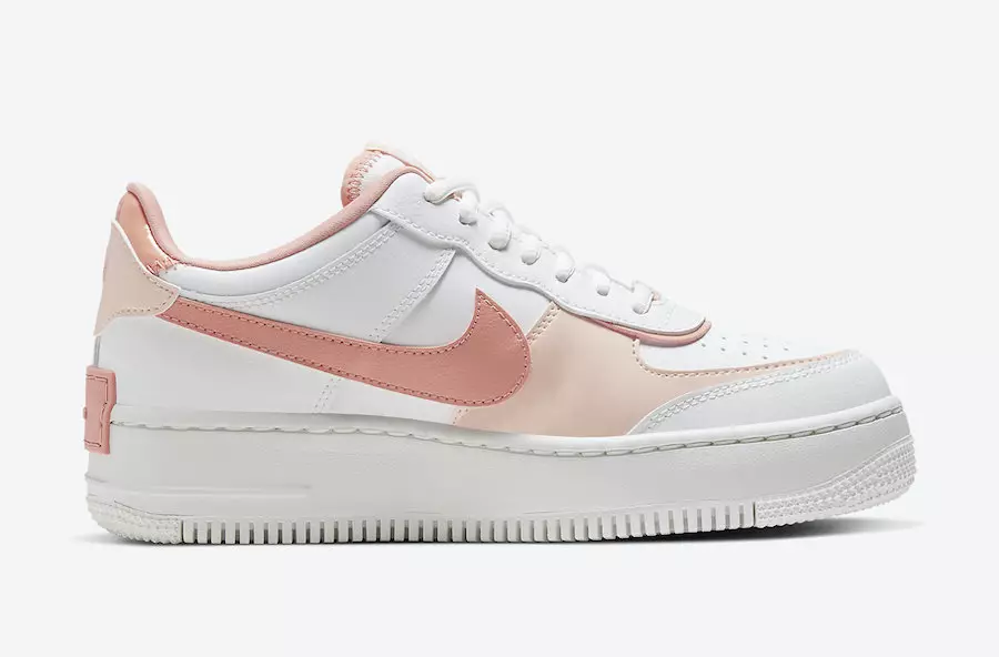 Ημερομηνία κυκλοφορίας Nike Air Force 1 Shadow White Pink CJ1641-101