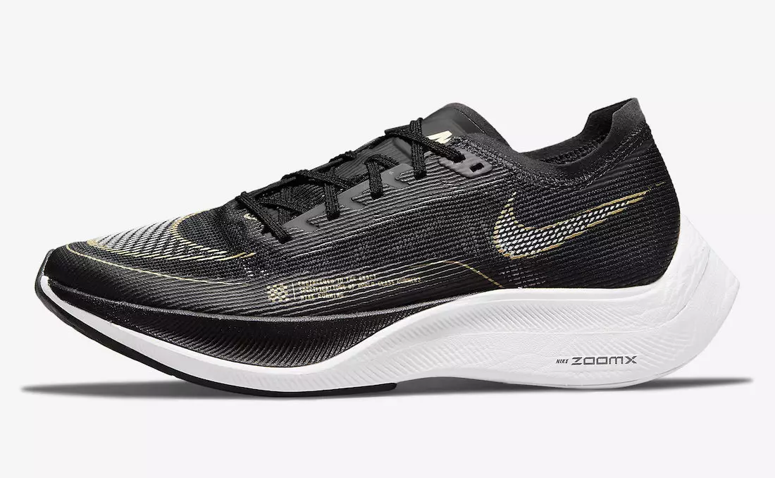 Nike ZoomX VaporFly NEXT 2 מטבע זהב שחור CU4123-001 תאריך שחרור