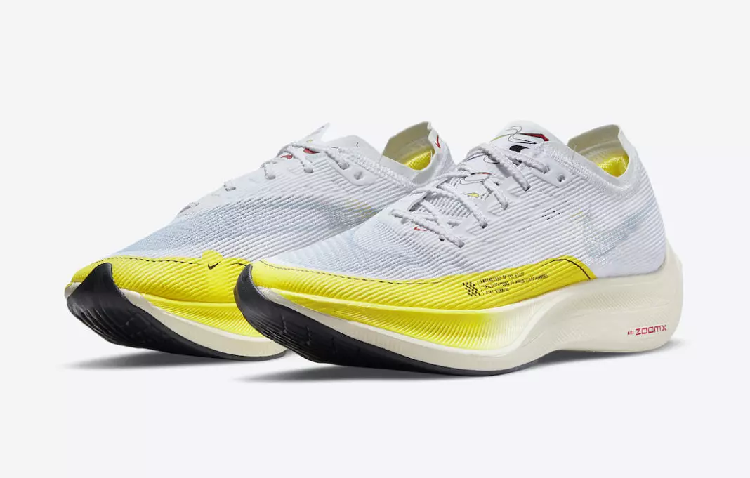 Nike ZoomX VaporFly NEXT 2 თეთრი ყვითელი DM9056-100 გამოშვების თარიღი