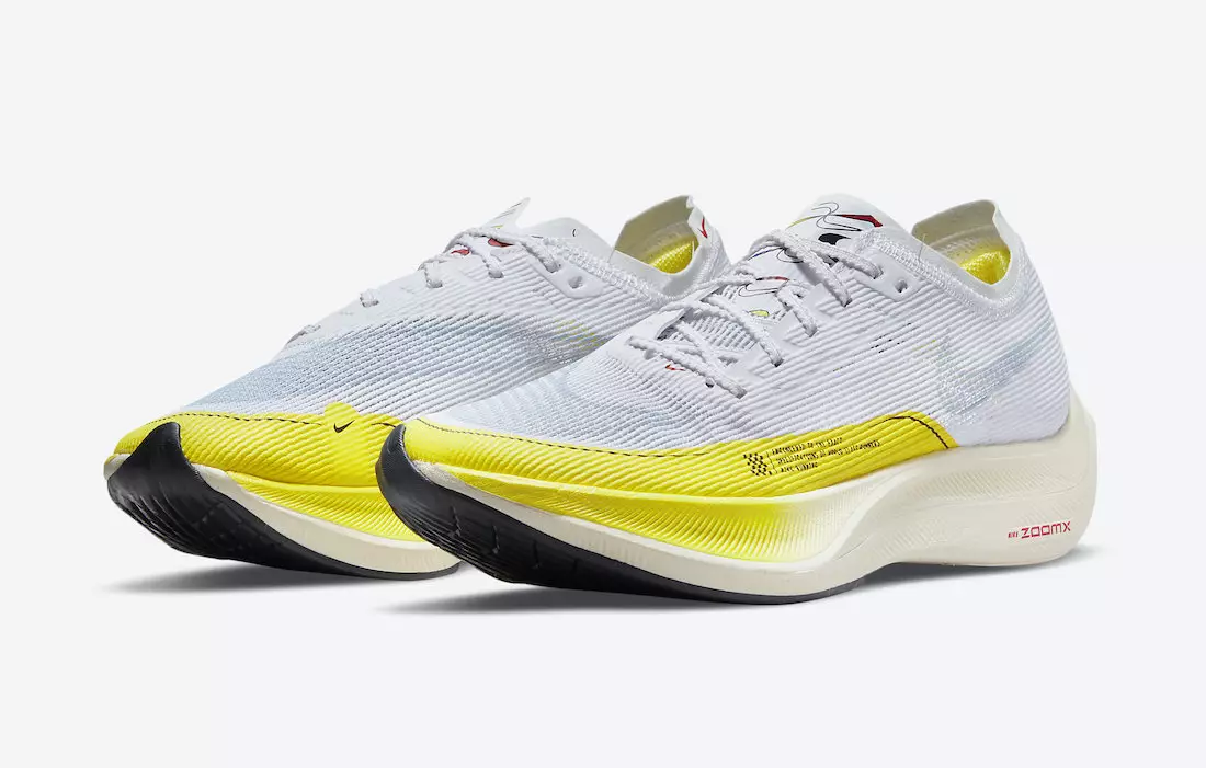 Nike ZoomX VaporFly NEXT 2 Beyaz Sarı DM9056-100 Çıkış Tarihi