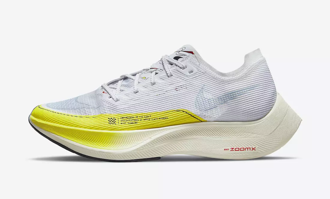 Nike ZoomX VaporFly NEXT 2 Ақ сары DM9056-100 Шығарылған күні