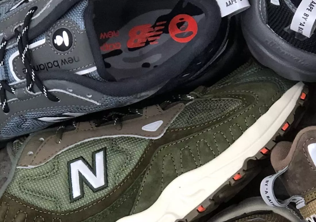 Birinchi qarash: AAPE x New Balance 703