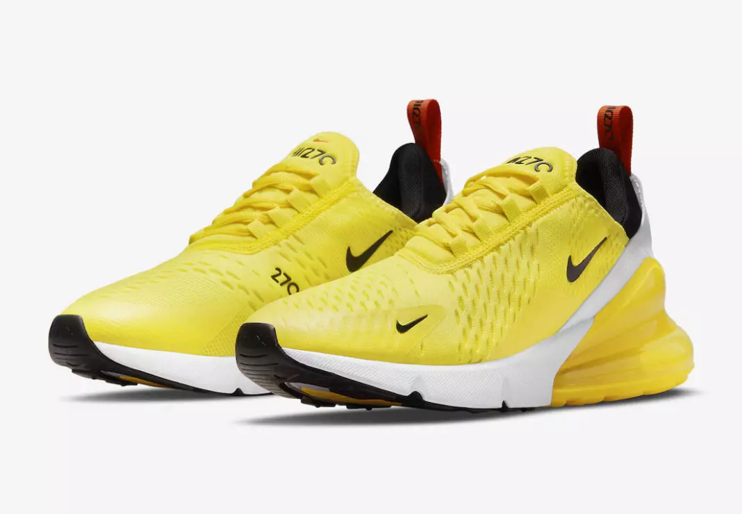 Nike Air Max 270 Yellow DQ4694-700 Թողարկման ամսաթիվ