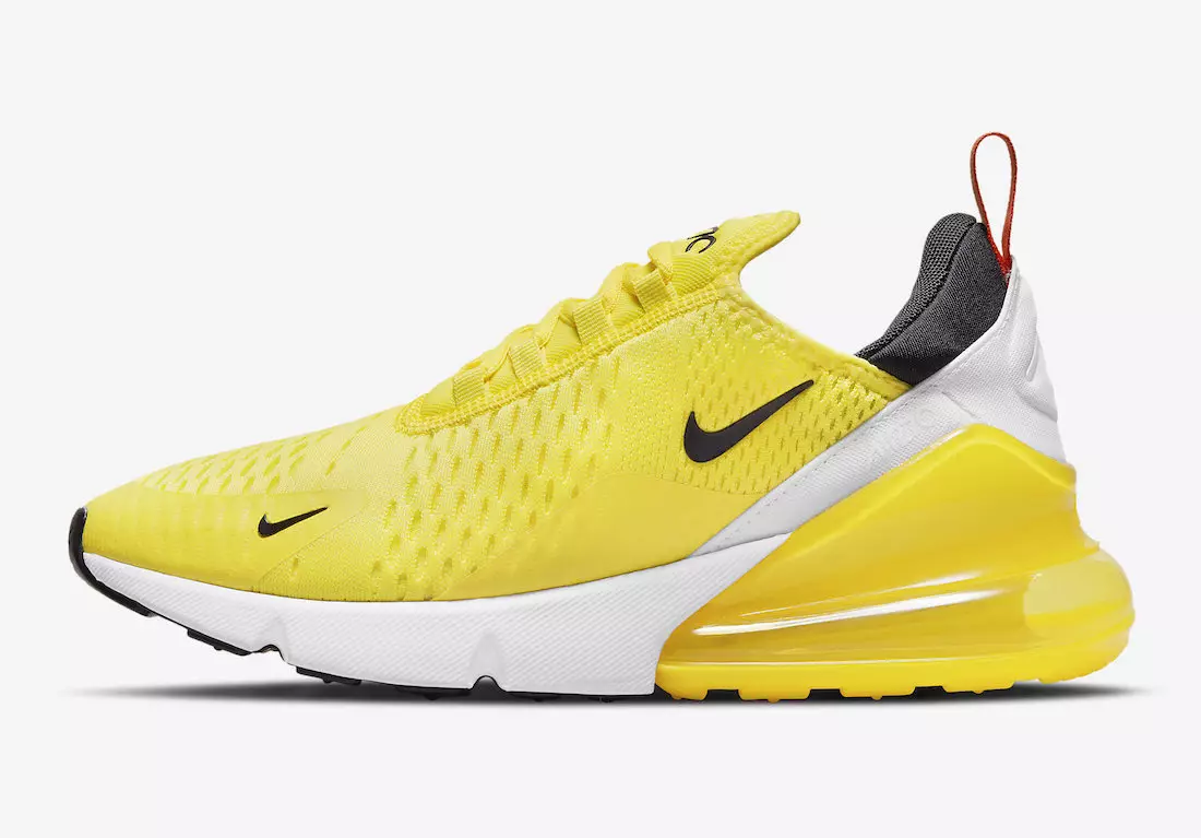 Nike Air Max 270 sariq DQ4694-700 Chiqarilgan sana