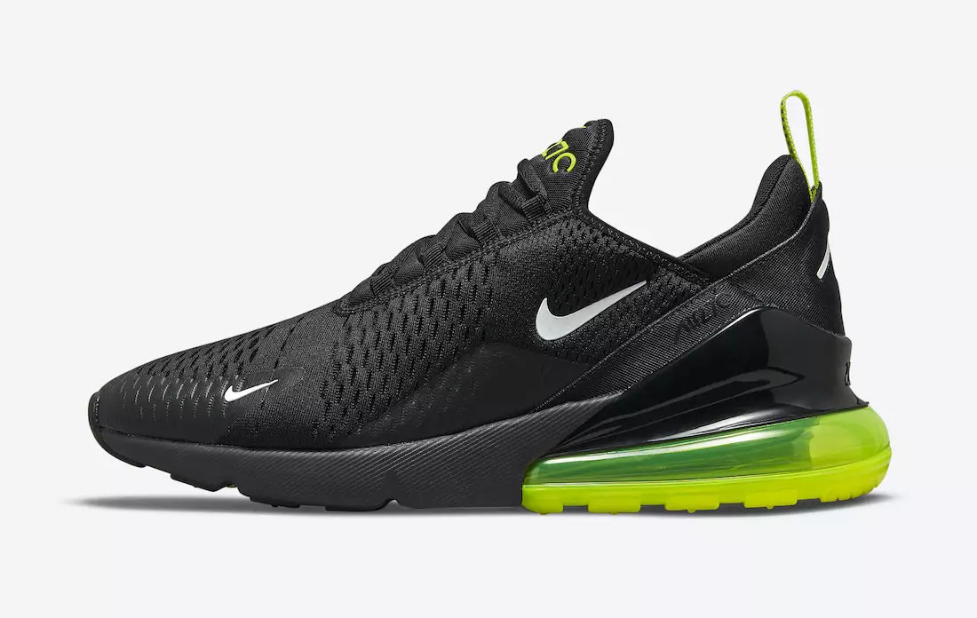 Nike Air Max 270 Black Neon DO6392-001 Чыгарылган күнү